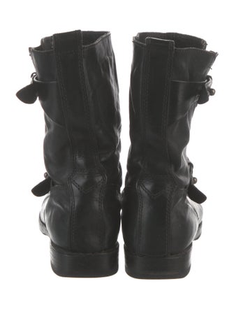 Rag & Bone Leather Moto Boots
