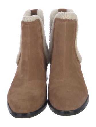 Rag & Bone Suede Colorblock Pattern Chelsea Boots