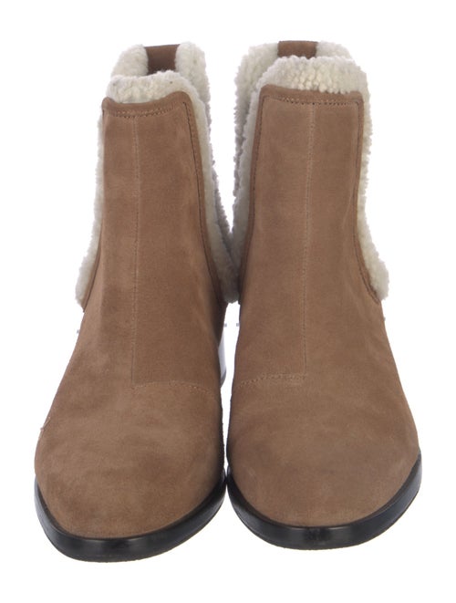 Rag & Bone Suede Colorblock Pattern Chelsea Boots