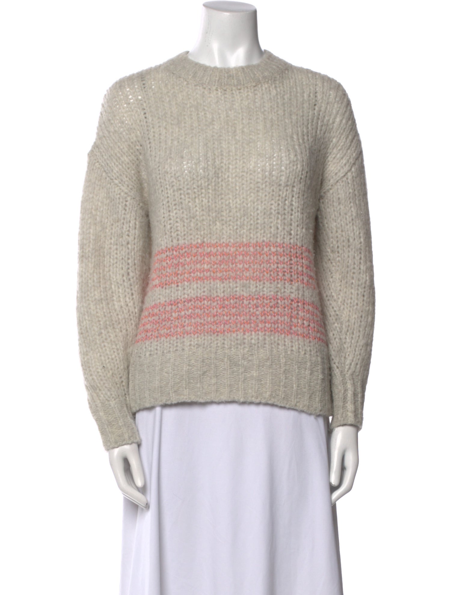 Rag & Bone Striped Crew Neck Sweater