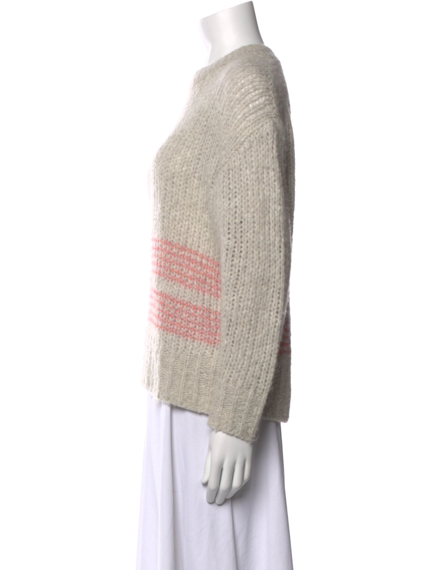 Rag & Bone Striped Crew Neck Sweater