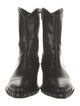 Rag & Bone Embossed Leather Studded Accents Western Boots