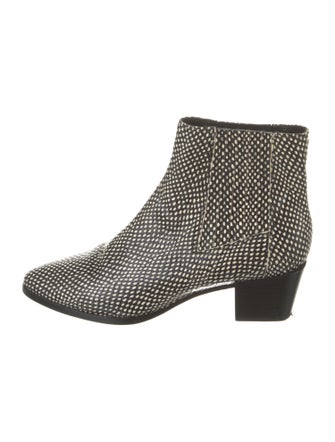 Rag & Bone Leather Animal Print Boots