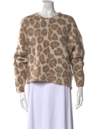 Rag & Bone Alpaca Animal Print Sweater