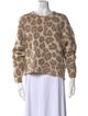 Rag & Bone Alpaca Animal Print Sweater