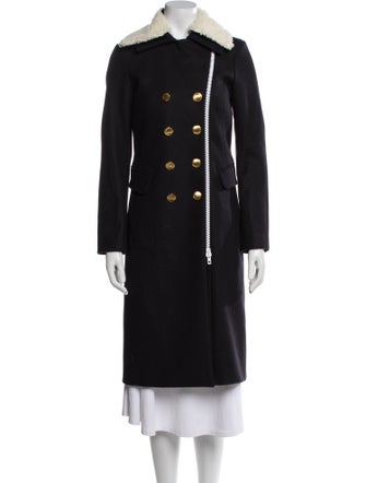 Rag & Bone Wool Faux Fur Coat