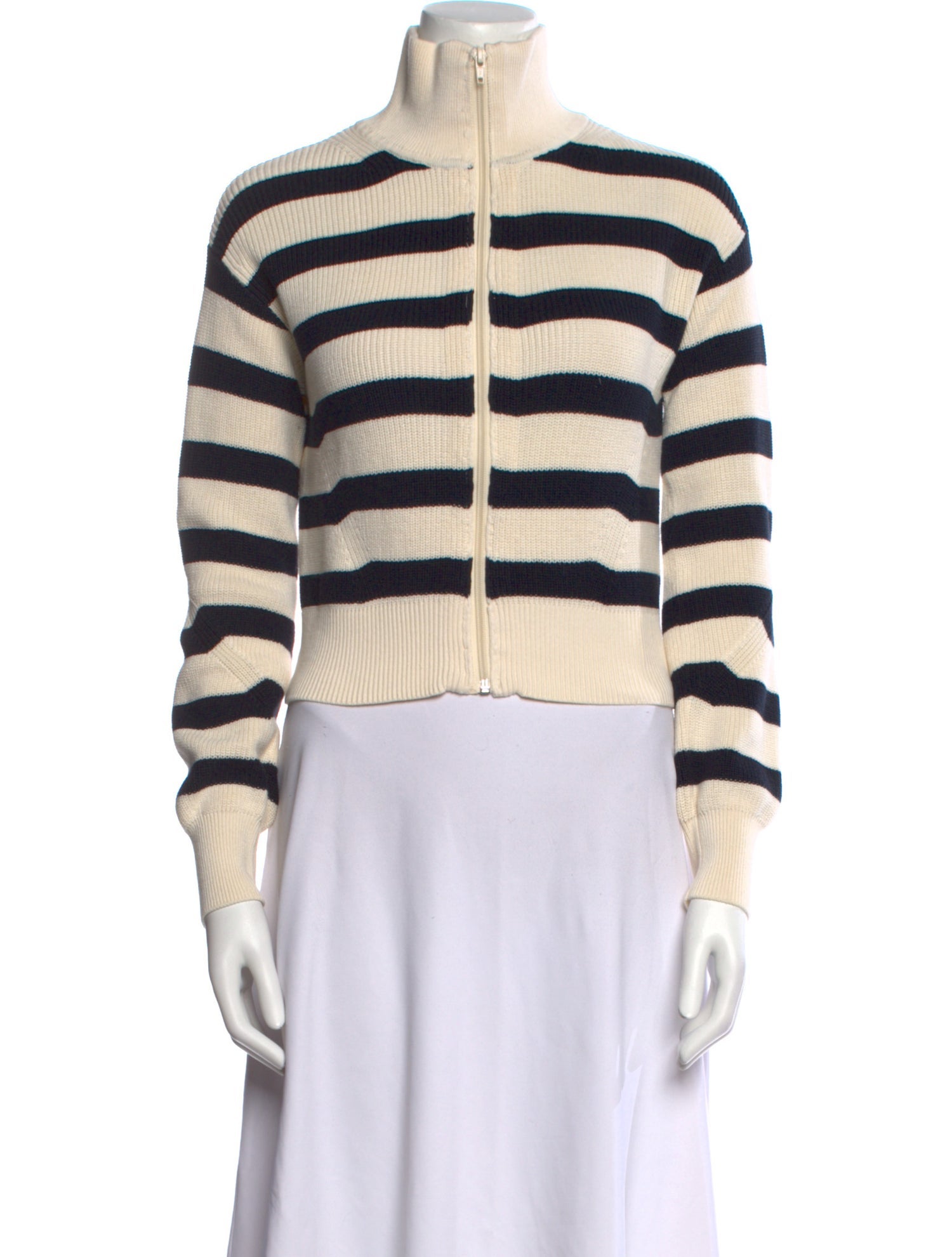 Rag & Bone Striped Mock Neck Sweater