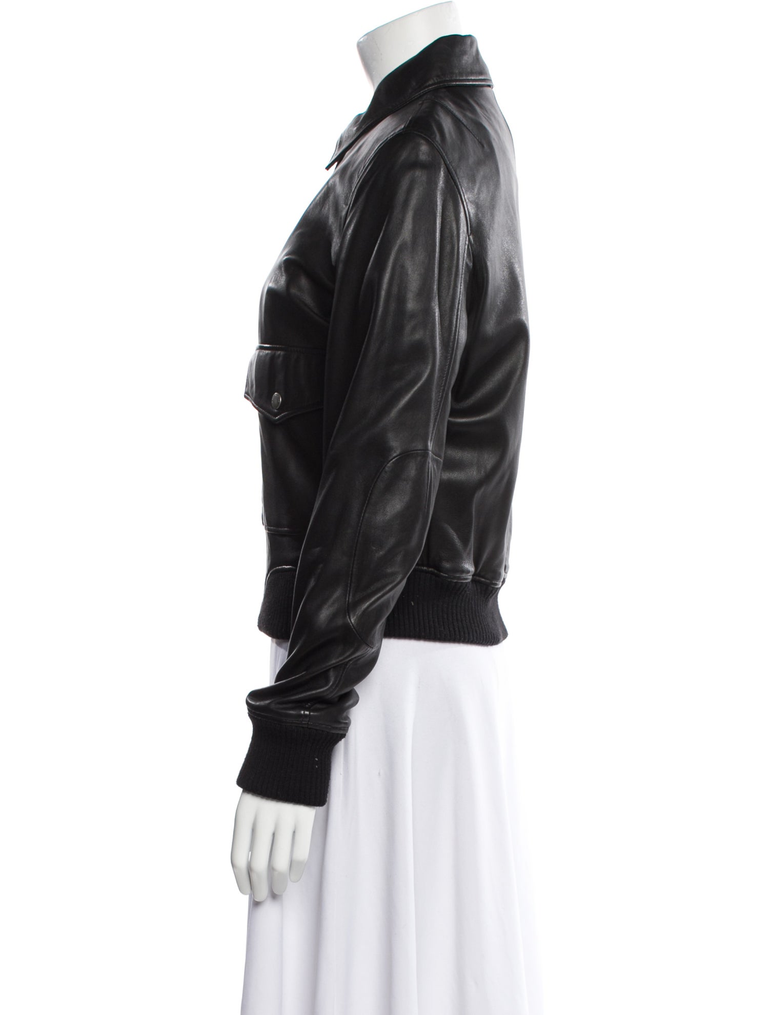 Rag & Bone Leather Bomber Jacket