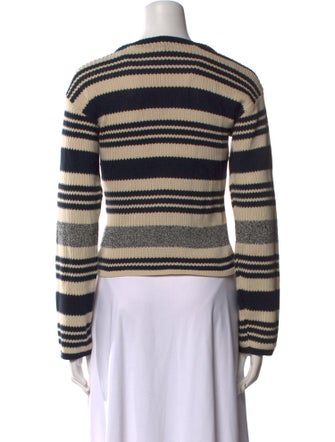 Rag & Bone Striped V-Neck Sweater