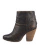 Rag & Bone Leather Distressed Accents Boots
