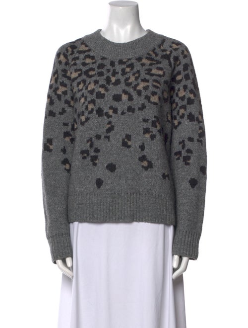 Rag & Bone Wool Animal Print Sweater