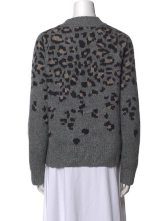 Rag & Bone Wool Animal Print Sweater