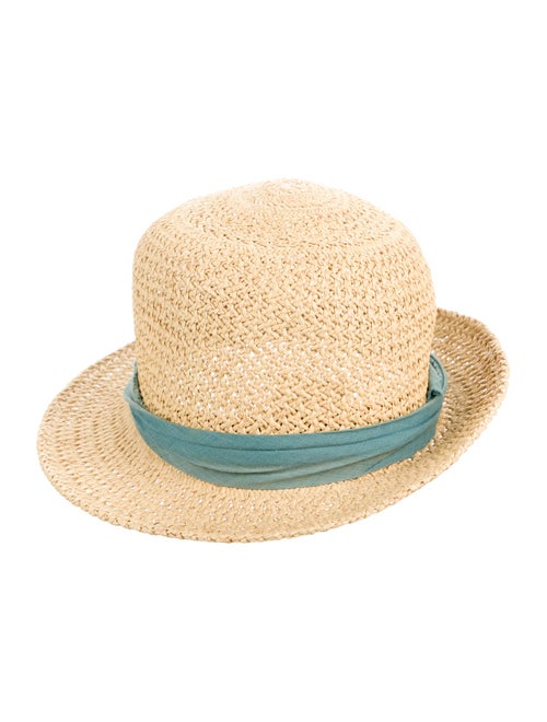 Rag & Bone Straw Woven Fedora Hat