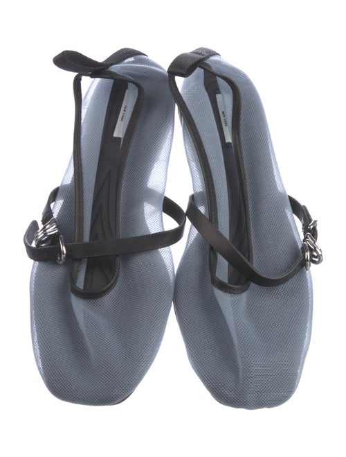 Rag & Bone Mesh Colorblock Pattern Mary Jane Flats