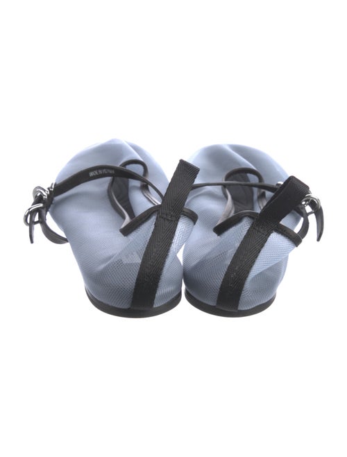 Rag & Bone Mesh Colorblock Pattern Mary Jane Flats