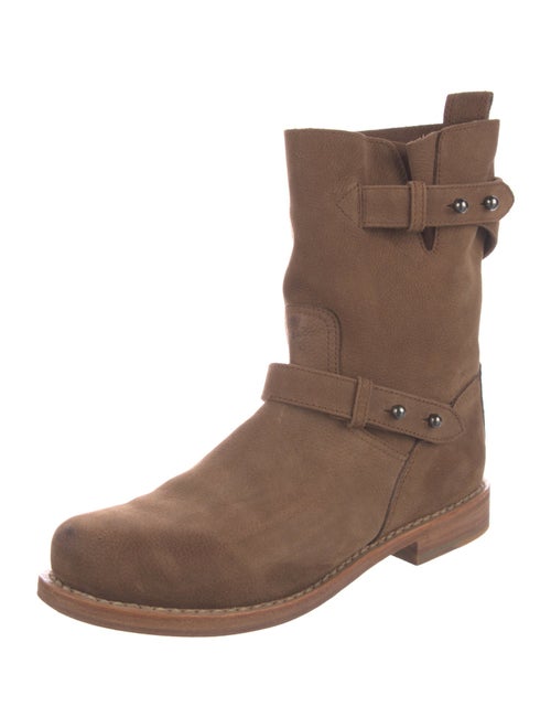 Rag & Bone Suede Moto Boots