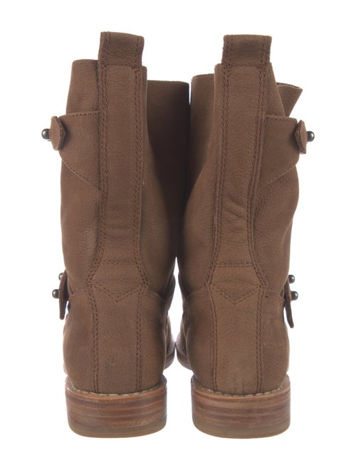 Rag & Bone Suede Moto Boots