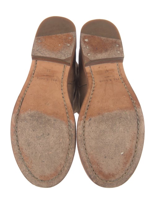 Rag & Bone Suede Moto Boots