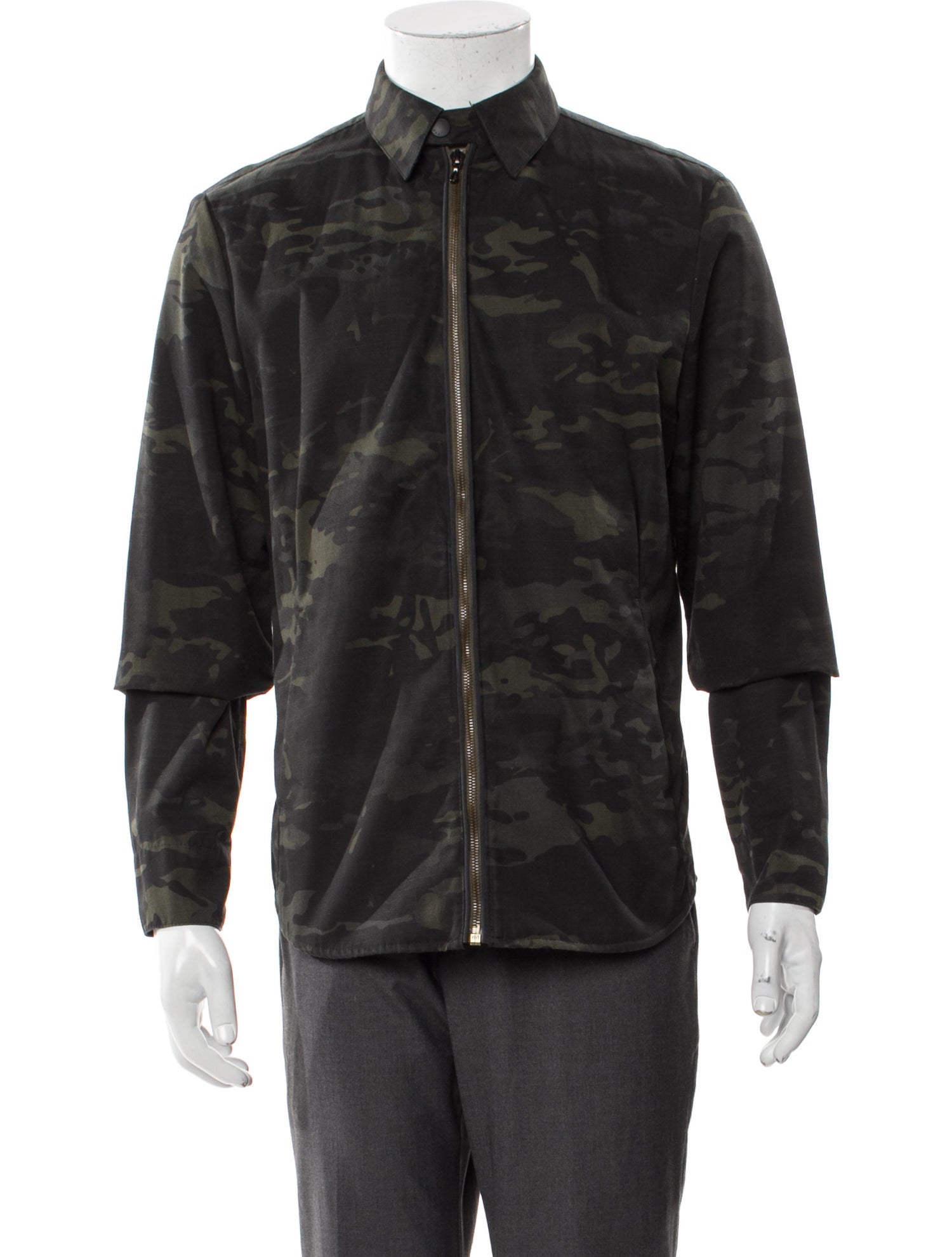 Rag & Bone Camouflage Print Utility Jacket