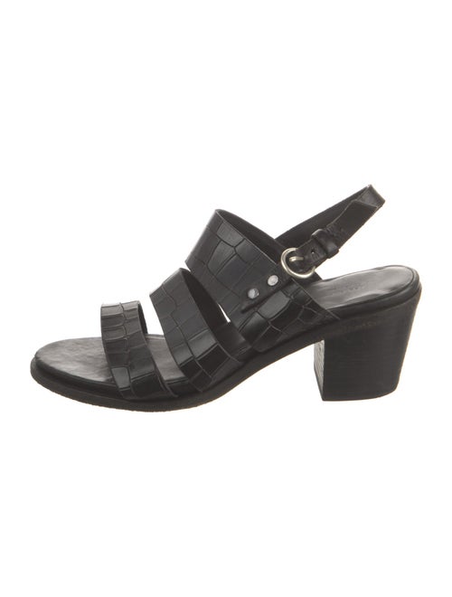 Rag & Bone Embossed Leather Slingback Sandals