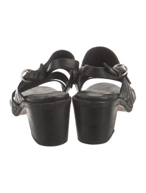 Rag & Bone Embossed Leather Slingback Sandals