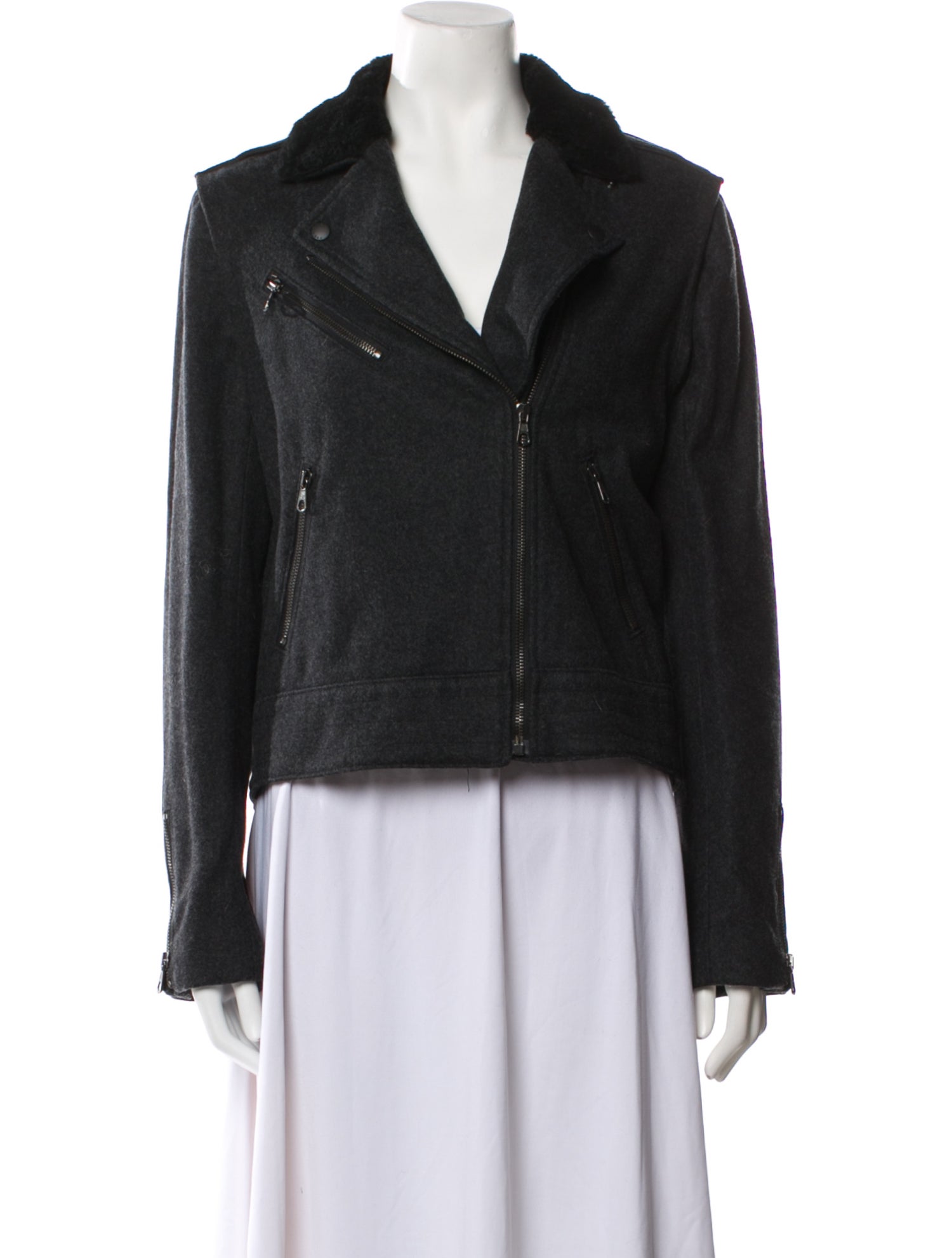 Rag & Bone Wool Fur Jacket