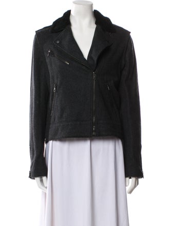 Rag & Bone Wool Fur Jacket