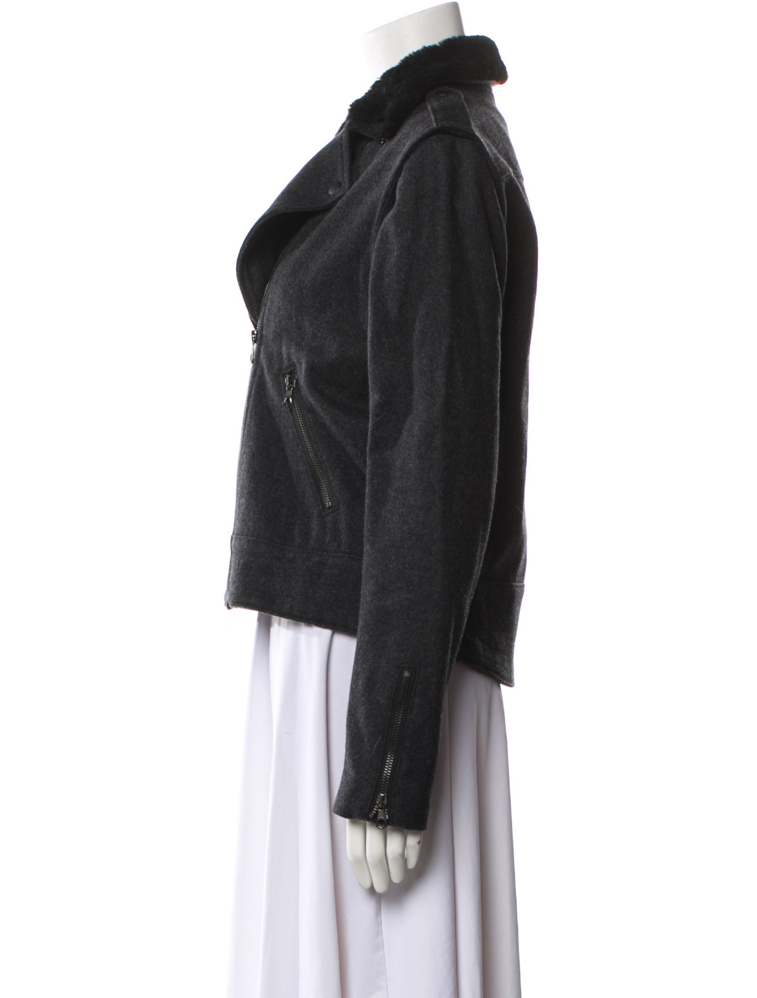 Rag & Bone Wool Fur Jacket