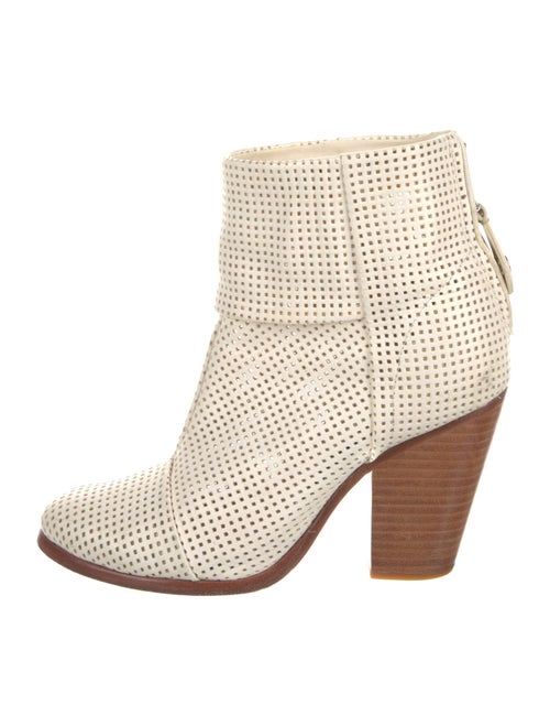 Rag & Bone Leather Lasercut Accents Boots