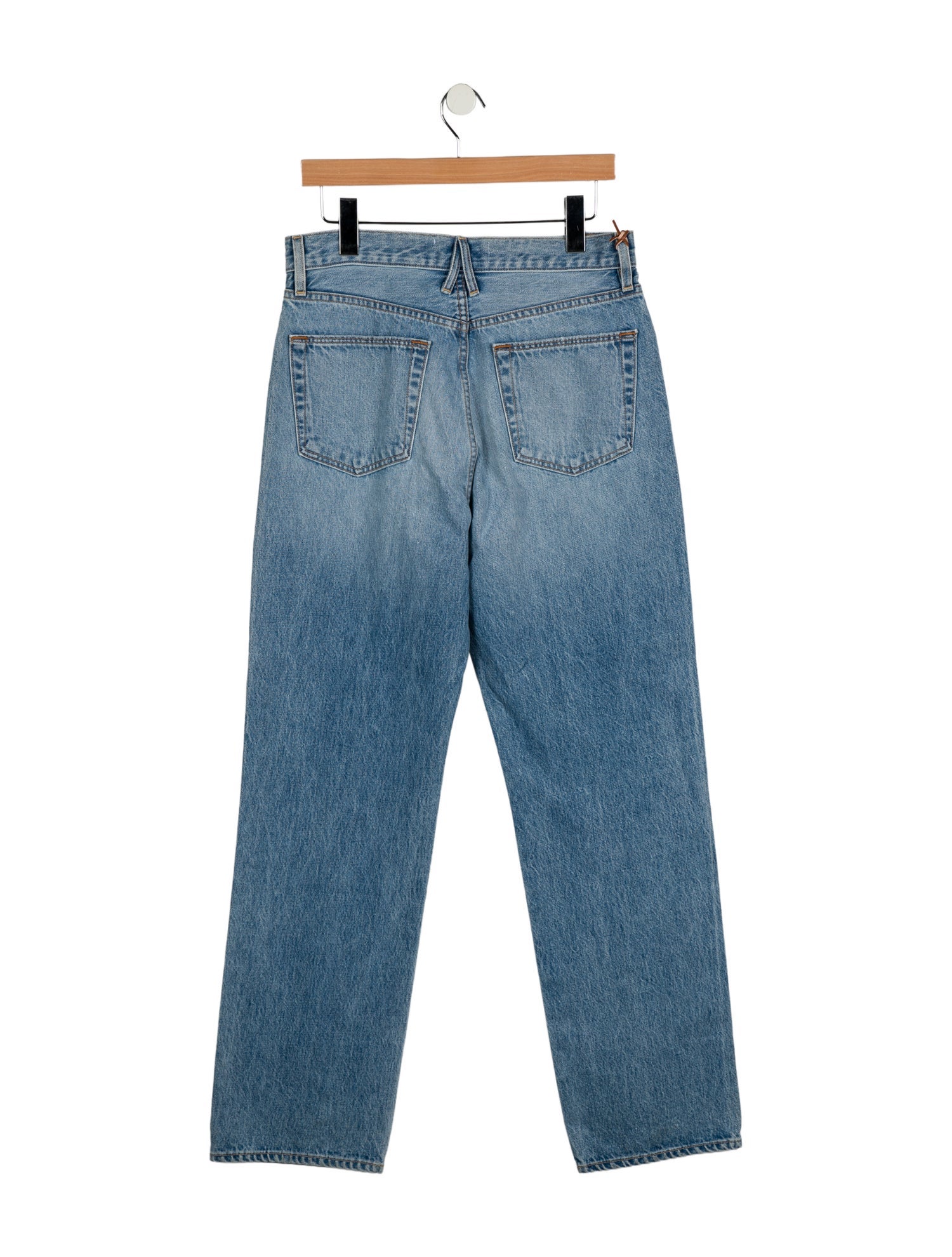 Rag & Bone Mid-Rise Straight Leg Jeans