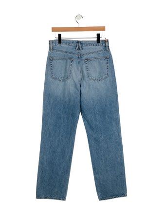 Rag & Bone Mid-Rise Straight Leg Jeans