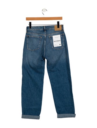 Rag & Bone Mid-Rise Wide Leg Jeans