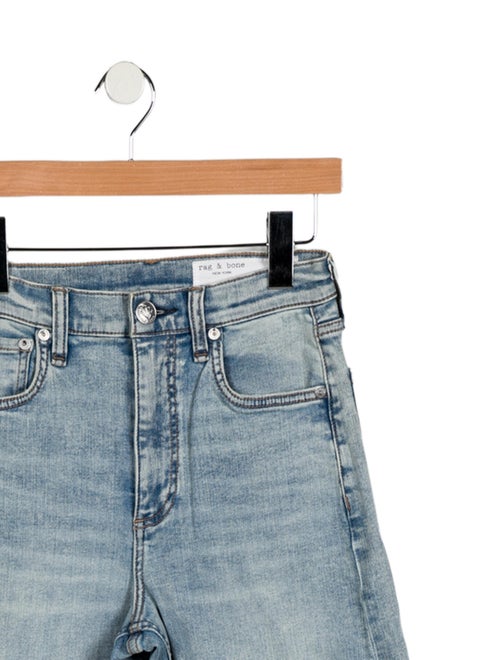 Rag & Bone Mid-Rise Wide Leg Jeans