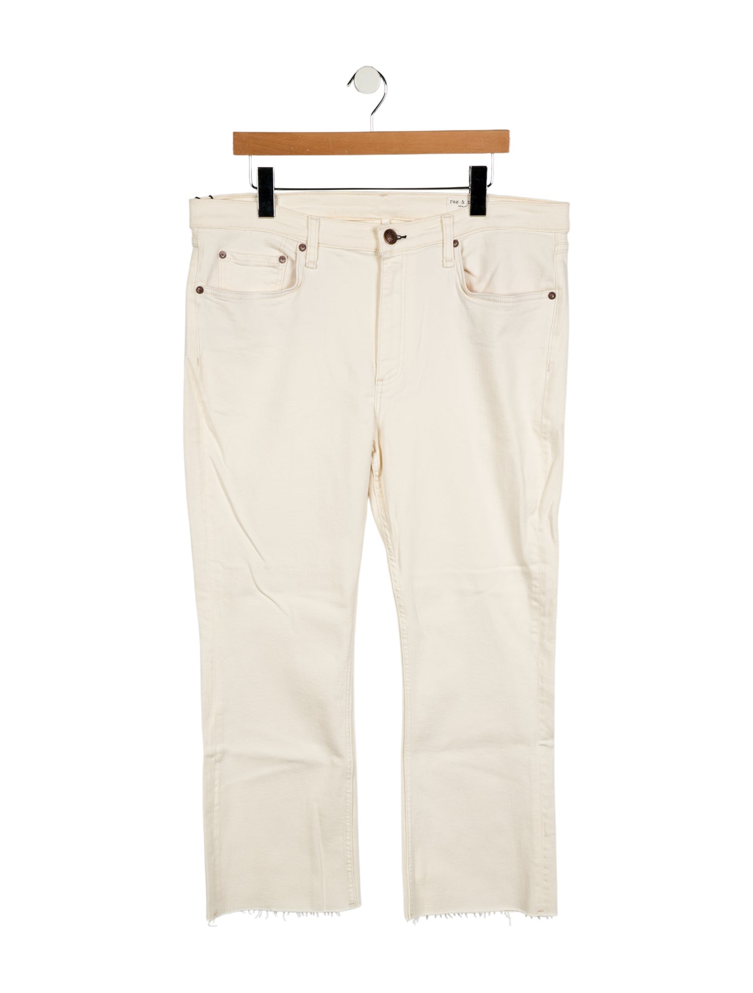 Rag & Bone Mid-Rise Wide Leg Jeans