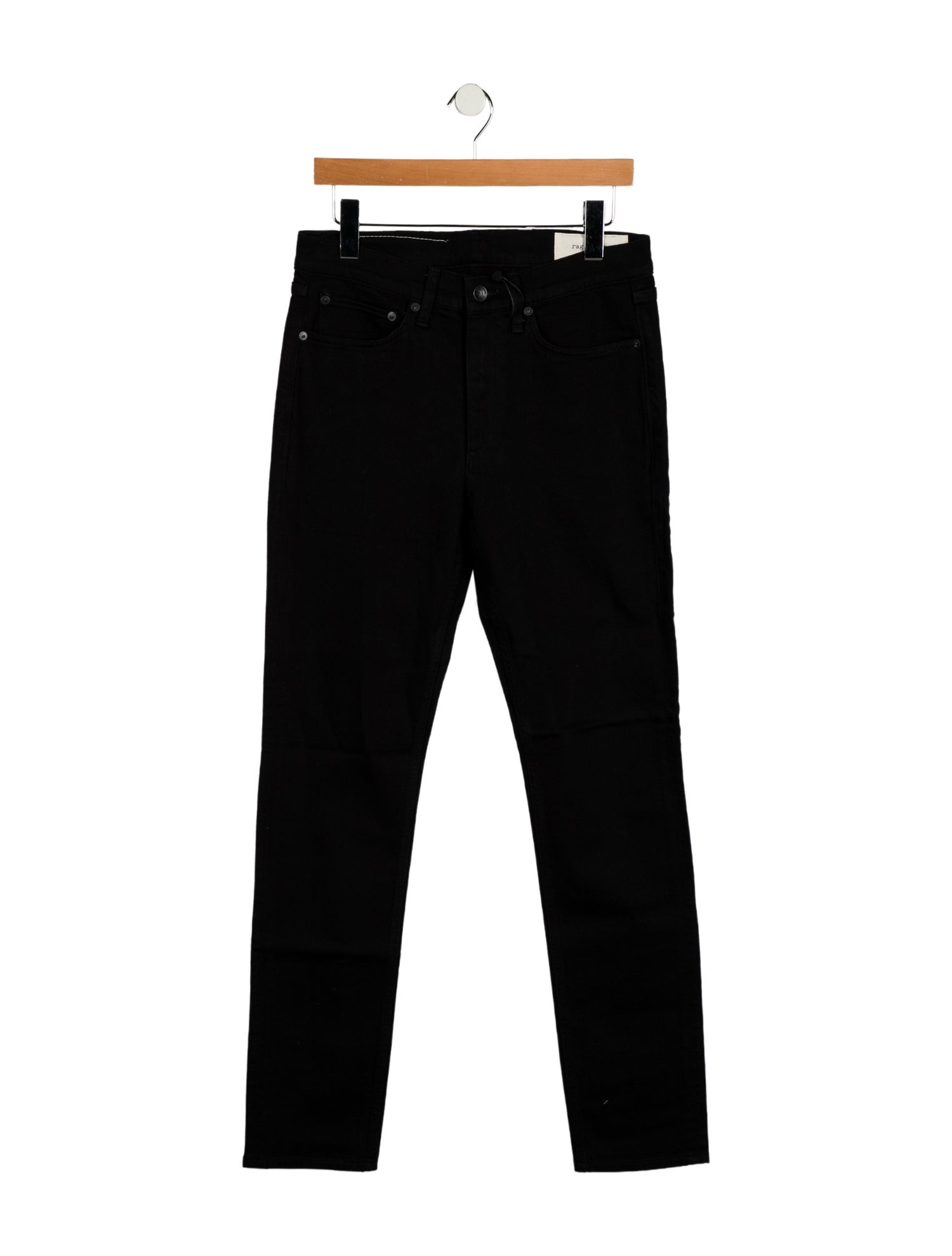 Rag & Bone Mid-Rise Straight Leg Jeans
