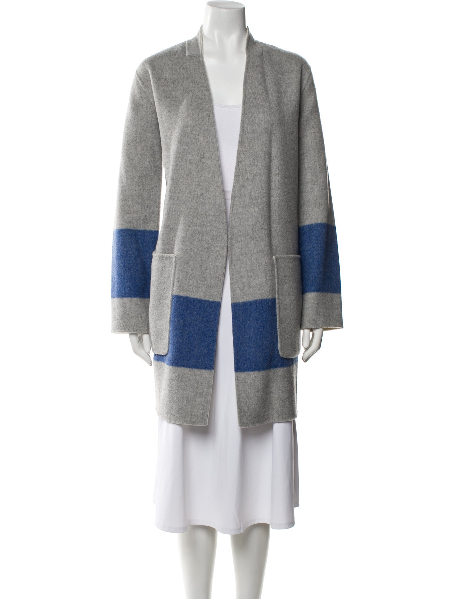 Rag & Bone Wool Colorblock Pattern Coat