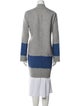 Rag & Bone Wool Colorblock Pattern Coat