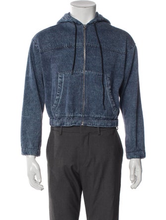 Rag & Bone Graphic Print Denim Jacket