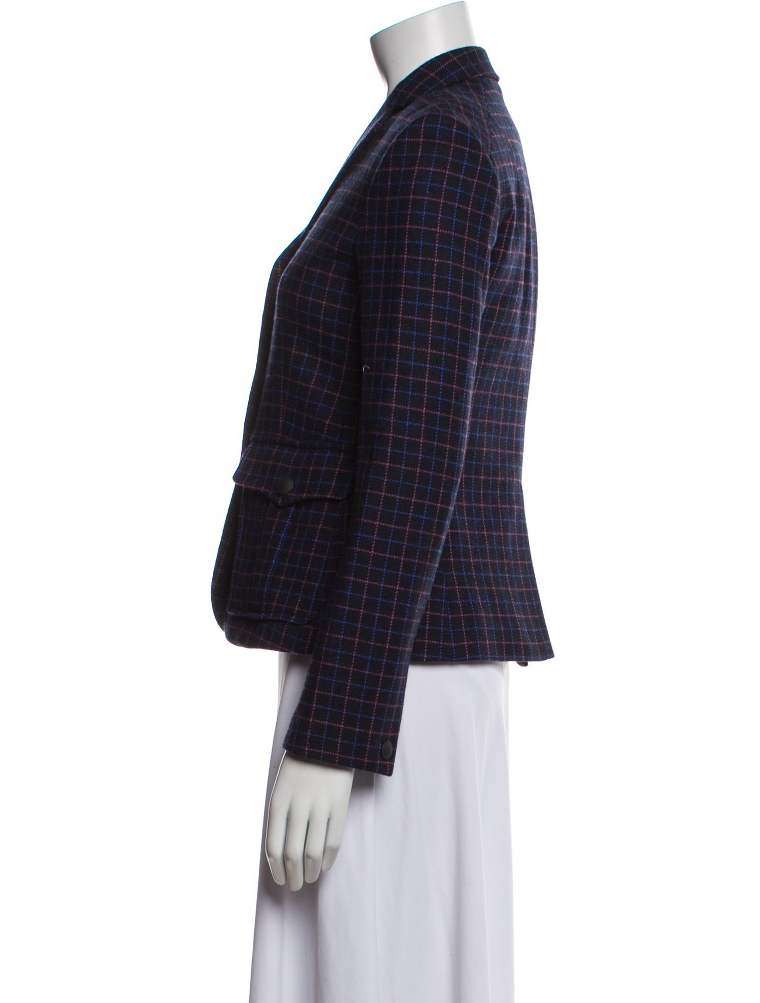 Rag & Bone Virgin Wool Plaid Print Blazer w/ Tags