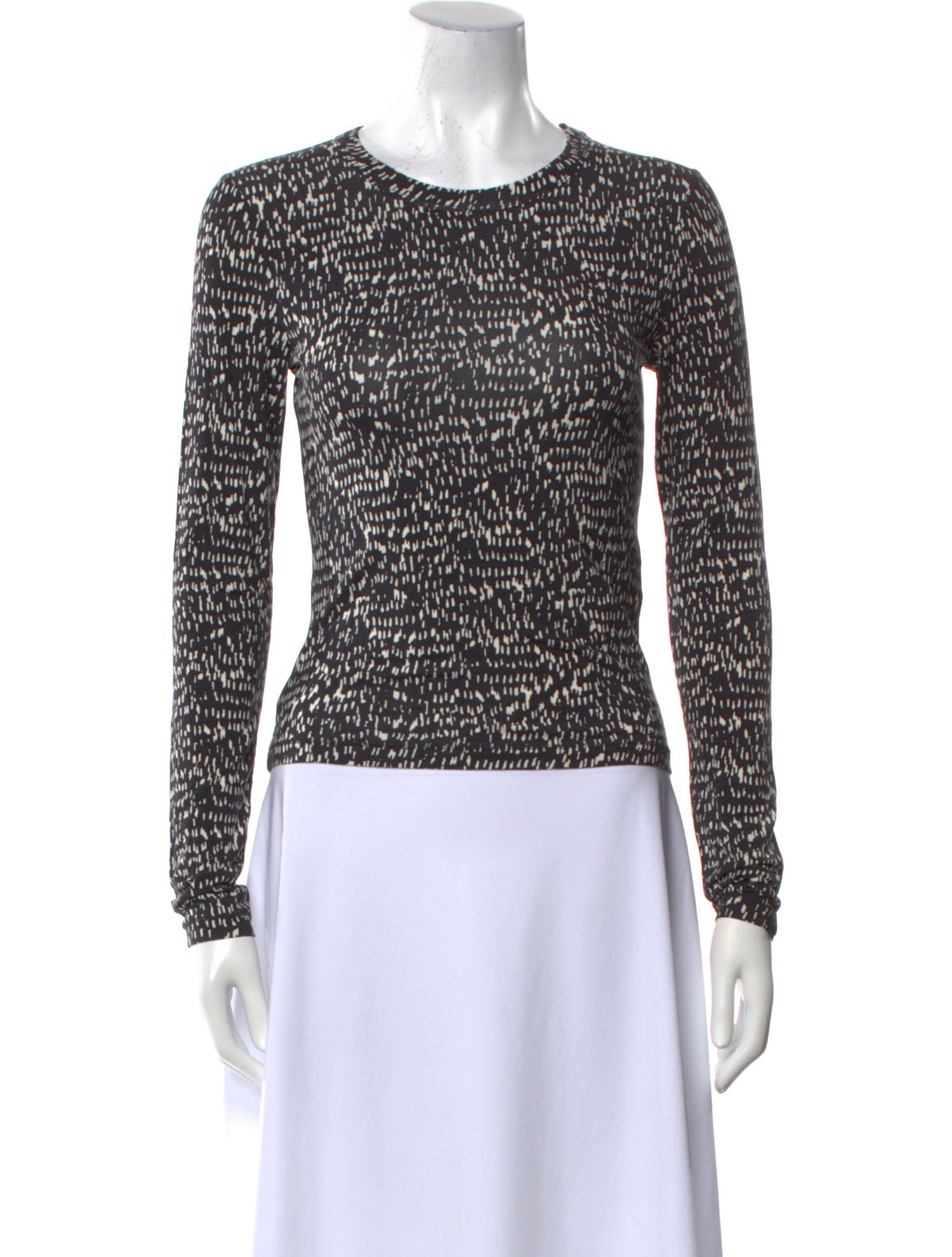 Rag & Bone Printed Crew Neck Top w/ Tags