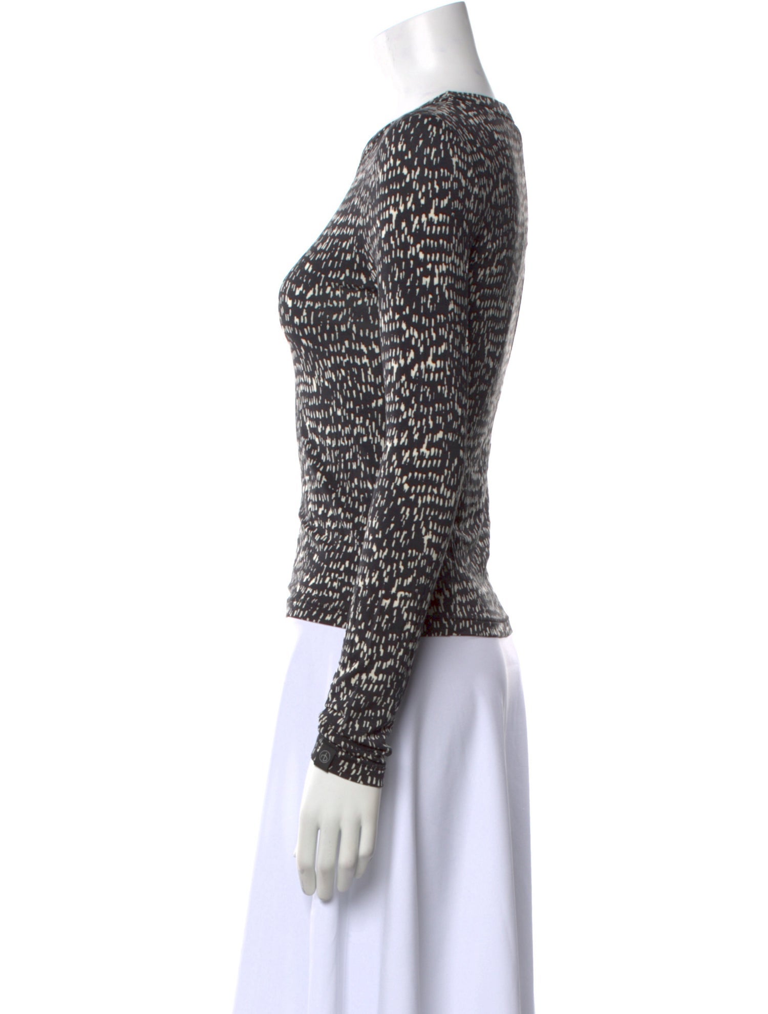 Rag & Bone Printed Crew Neck Top w/ Tags