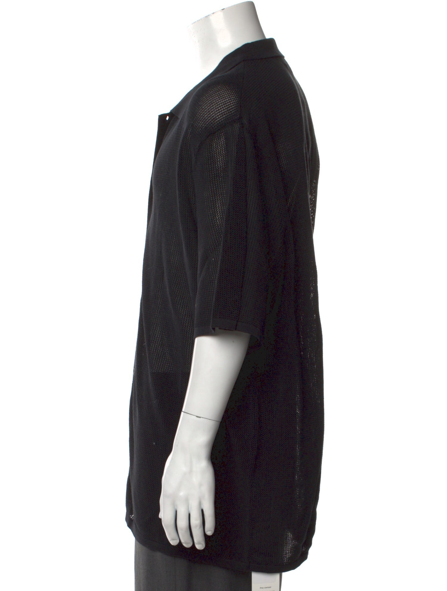 Rag & Bone V-Neck Short Sleeve Polo Shirt