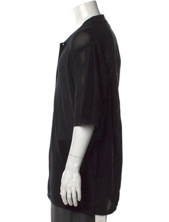 Rag & Bone V-Neck Short Sleeve Polo Shirt