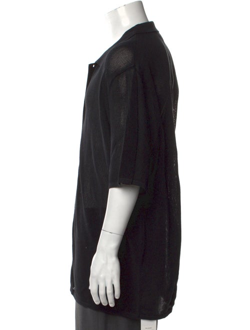 Rag & Bone V-Neck Short Sleeve Polo Shirt