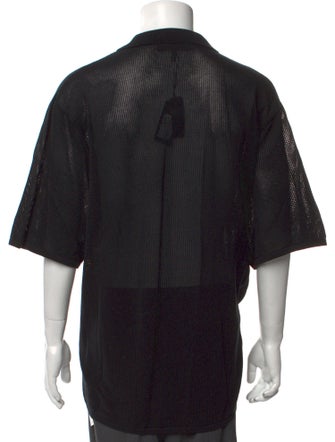 Rag & Bone V-Neck Short Sleeve Polo Shirt