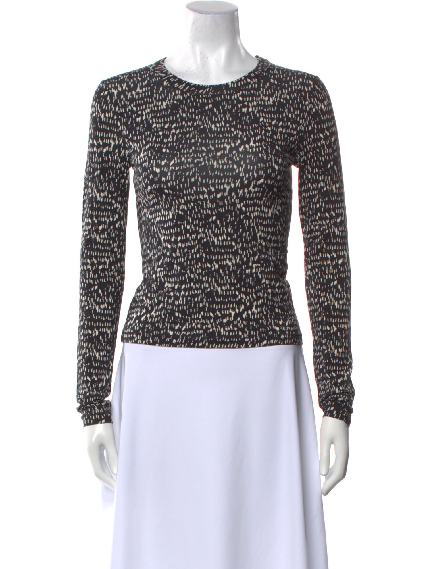 Rag & Bone Printed Crew Neck Top w/ Tags