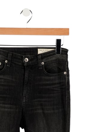 Rag & Bone Mid-Rise Skinny Leg Jeans
