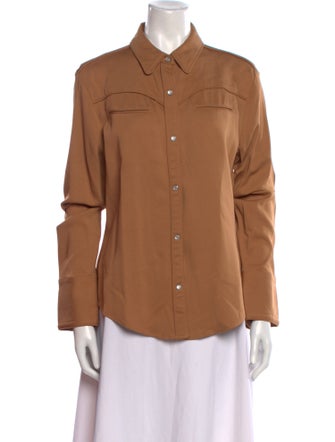 Rag & Bone Long Sleeve Button-Up Top