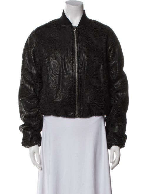 Rag & Bone Faux Leather Bomber Jacket