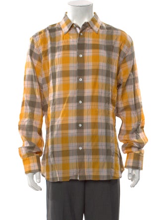 Rag & Bone Plaid Print Long Sleeve Shirt